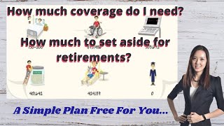 Is insurance coverage enough? Is savings able to sustain for retirement? A simple plan free for you