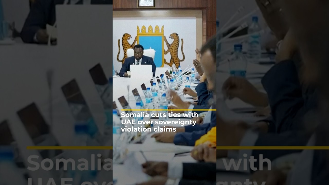 قطعت الصومال علاقاتها مع الإمارات العربية المتحدة بسبب مزاعم انتهاك السيادة | AJ #shorts