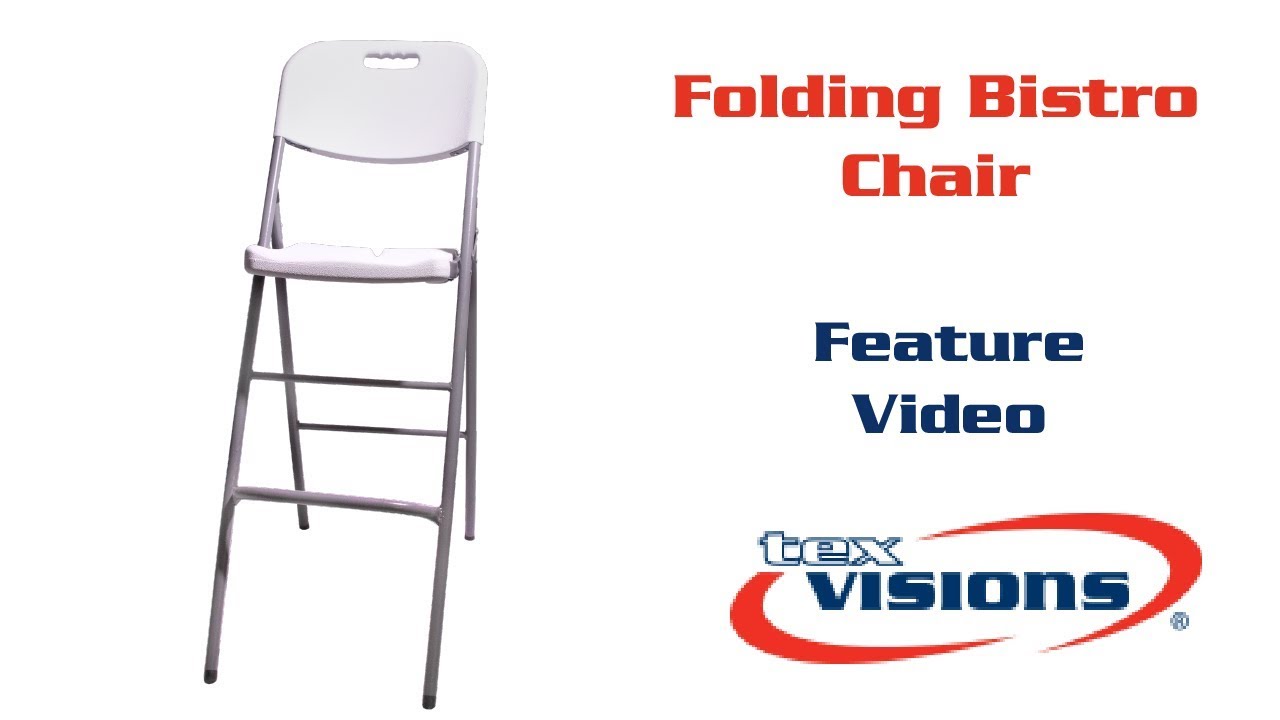 Folding Bistro Chair - Tex Visions