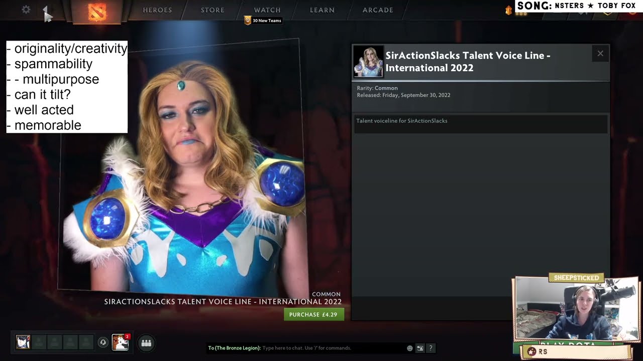 Sheep explains why Slacks' voiceline bundle is the best