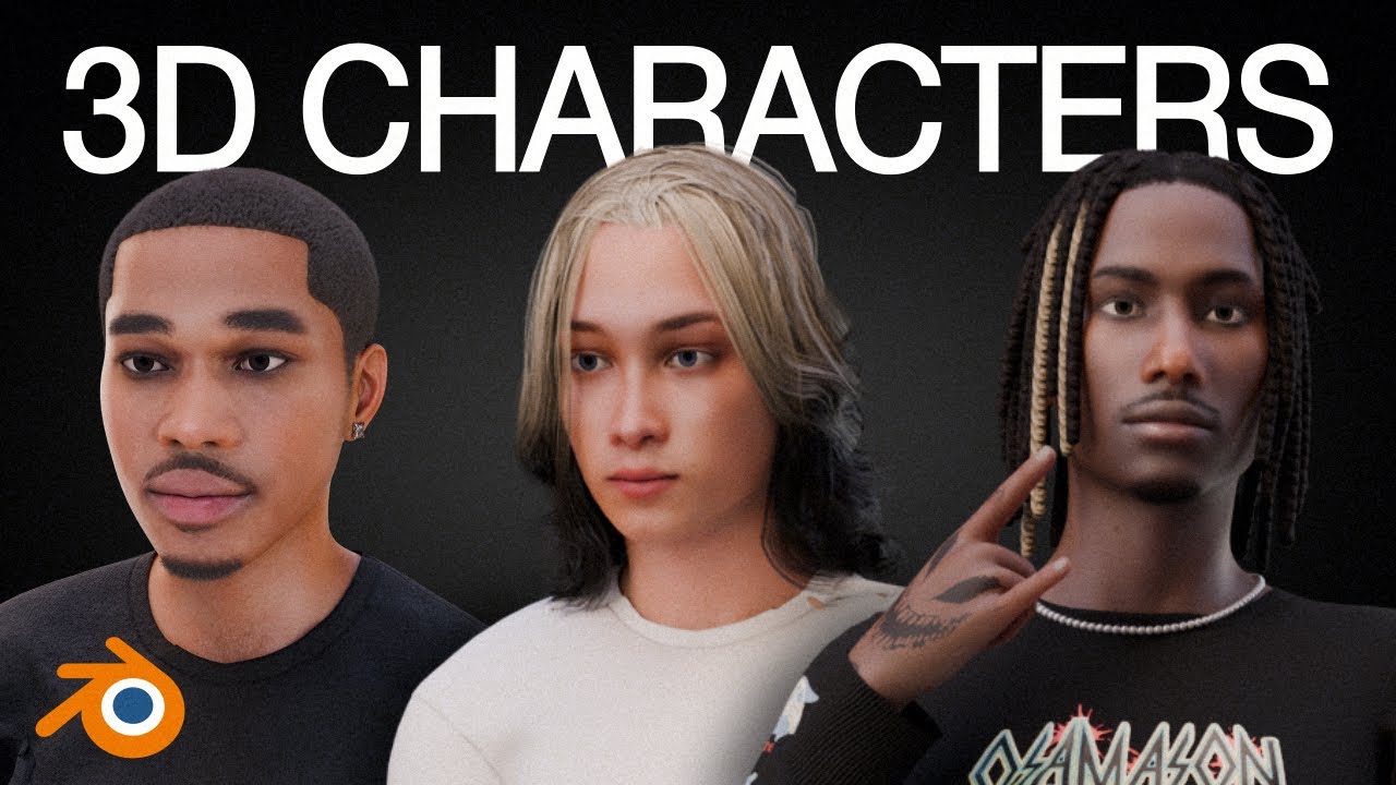 Как я создаю 3D-персонажей на заказ в Blender (используя FaceGen и Daz)
