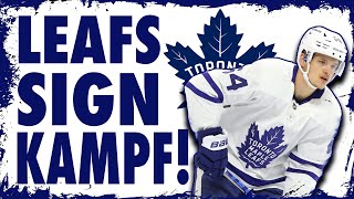 Maple Leafs re-sign David Kampf!