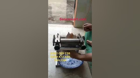 Máy Cán Khô Mực, Khô Bò, Khô Cá Đuối Chạy Điện 90W Dùng Cho Nhà Hàng , Quán Nhậu