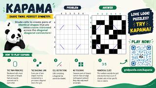 How to Play Kapama Puzzle 🧠 8x8 Hard Grid [Pure Solve]