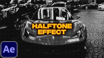 Halftone Effect Tutorial in After Effects | No Plugins