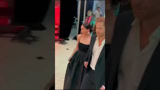 The Duke and duchess of Sussex arriving at the Bob Marley "One Love " movie premiere #jamaica