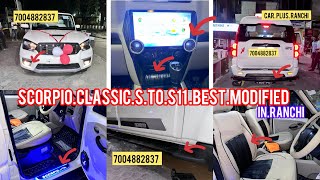 Scorpio classic s to s11 best modification in Ranchi #scorpioclassic #scorpiomodified #ranchi #trend