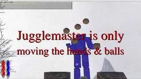 ODEScript Inverse Kinematics Juggling