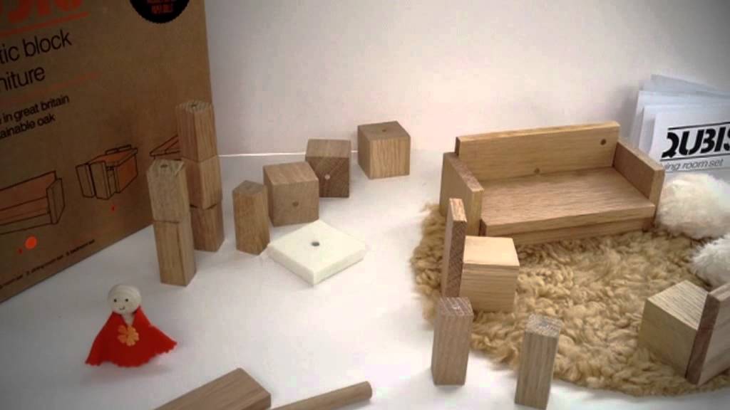Qubis Oak Toy Furniture Living Room Set Amy Whitworth