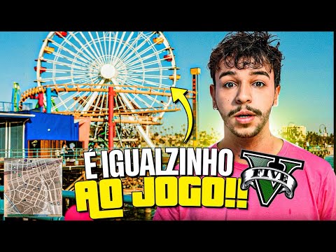 I VISITED THE REAL LOCATIONS FROM GTA!! *Los Santos Pier!!!*