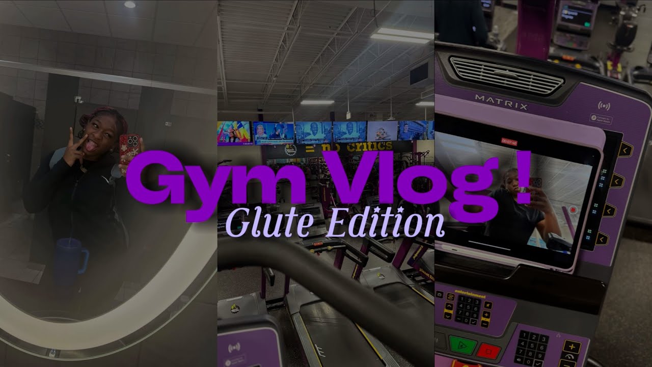 FITNESS VLOG // come to the gym with me // glute + leg workout. - YouTube