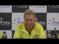 Team Aus press conference (Fed Cup day 2)