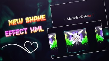 New Shake Effect Xml || Alight Motion Attitude Lyrics Vedio Edit | New Text Animation || Emon Editz