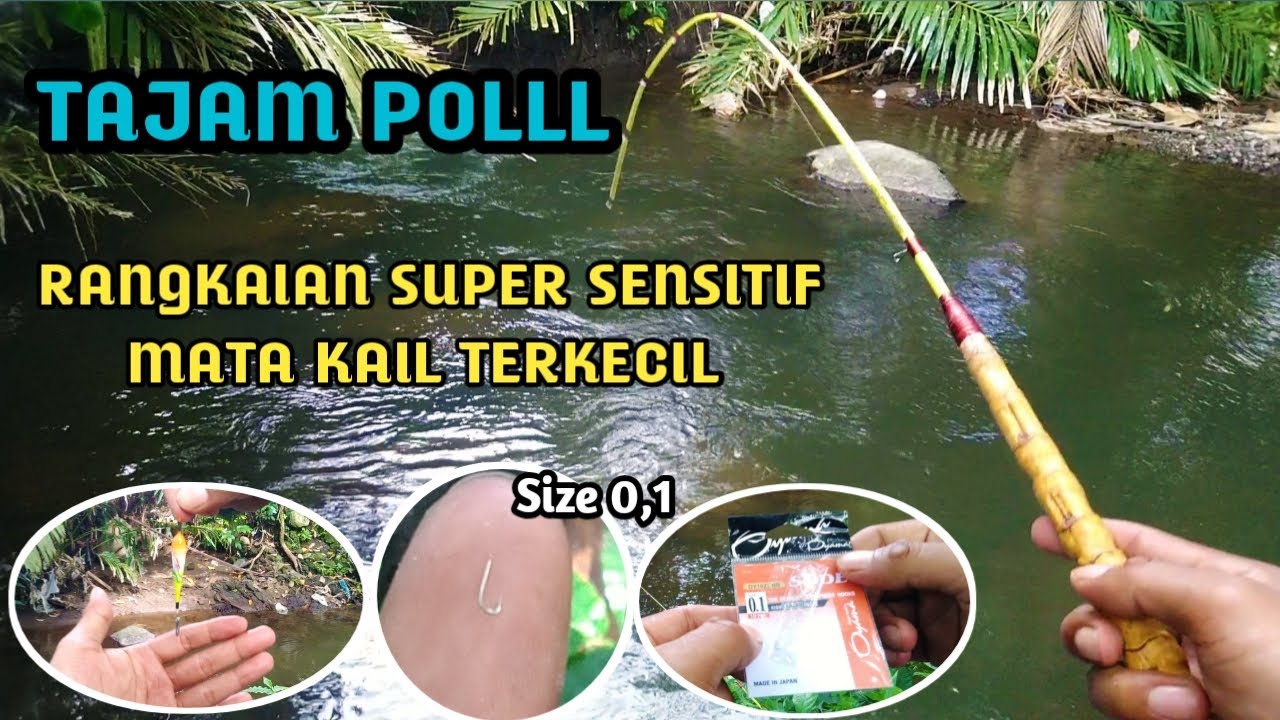 ANTI MONCEL..!! CARA MENGIKAT MATA KAIL TANPA LUBANG UNTUK MANCING WADER UCENG