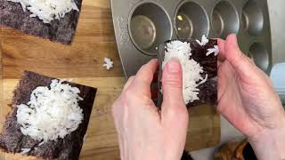 The Viral Baked Salmon Sushi Cups - TaylorKitchen,net
