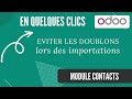 Importer des donnes en vitant les doublons  odoo v17