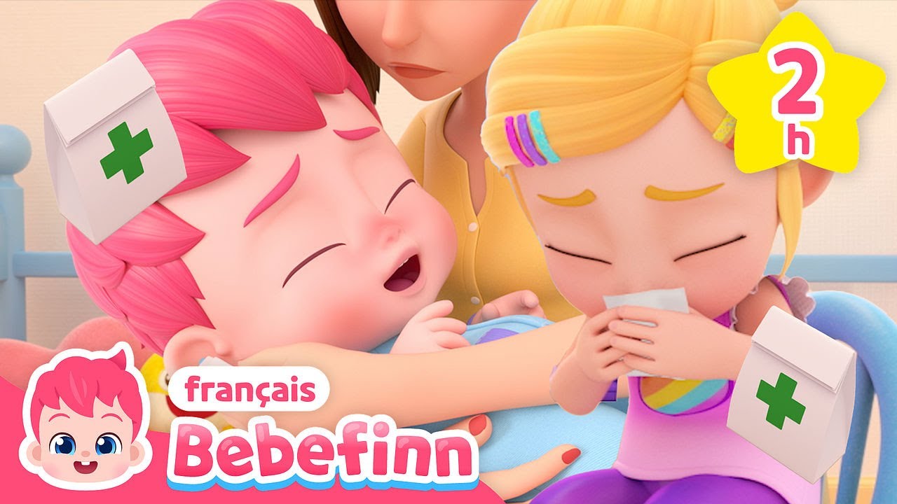 😭OUÏE ! Bebefinn est Malade  | +Comptines | Bebefinn en français👶Chansons pour Enfants