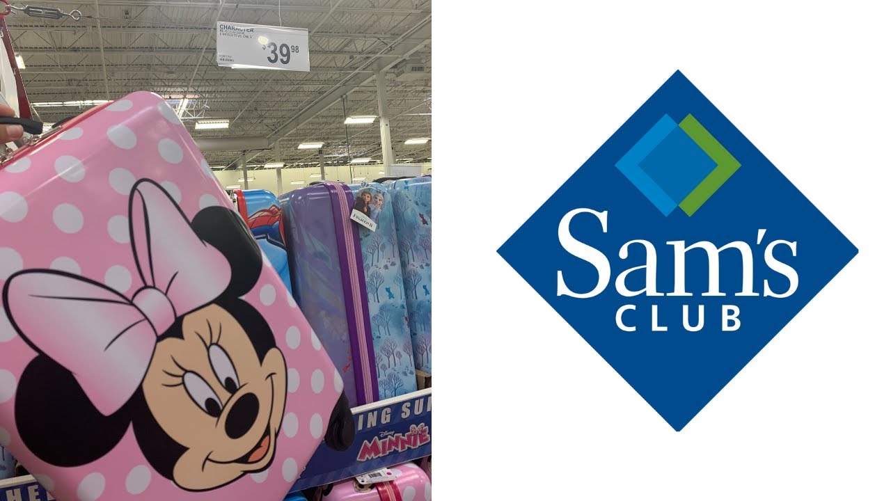 39.98 Kids Character Luggage at Sam's Club! YouTube