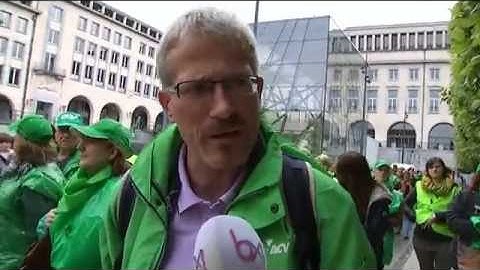 Manifestation des Services Publics à Bruxelles le 31 mai 2016