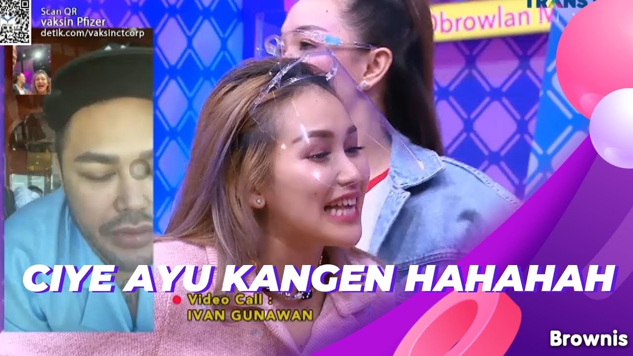 SO SWEET ! KEPALANG KANGEN, AYU VIDIO CALL IGUN DARI STUDIO | BROWNIS (26/10/21) P1