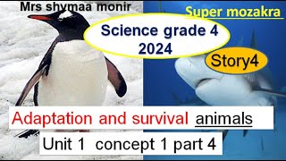 science grade 4 concept 1 Adaptation animal 4