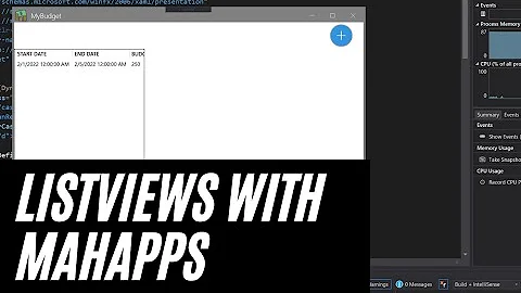 Adding a Listview in WPF with MahApps.Metro to Display Data - Make a Modern WPF Desktop App Part 7