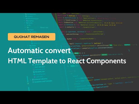 HTML Template to React Components: Handling deeply nested components [DEMO]