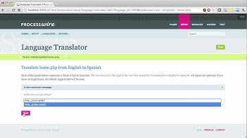 Using the ProcessWire Language Support module with your own templates