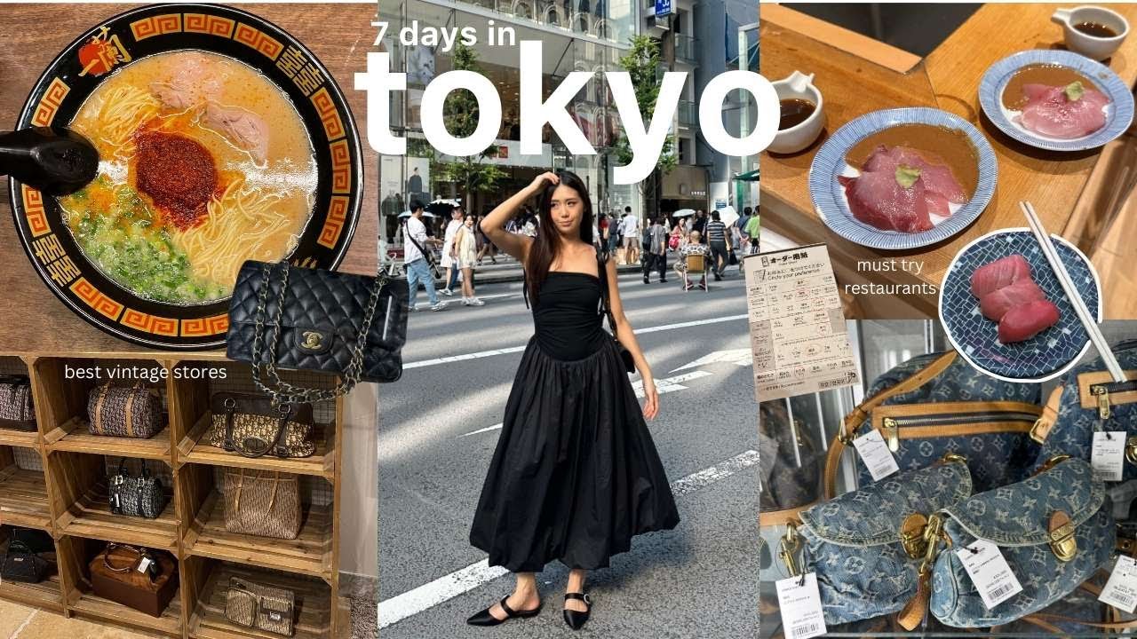 Japan Diaries 🇯🇵 Tokyo 7 day itinerary, best restaurants, vintage & shopping