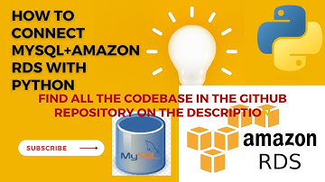 AWS RDS Hands on Lab with MYSQL Database with python for beginners(Find the code sample on Github)