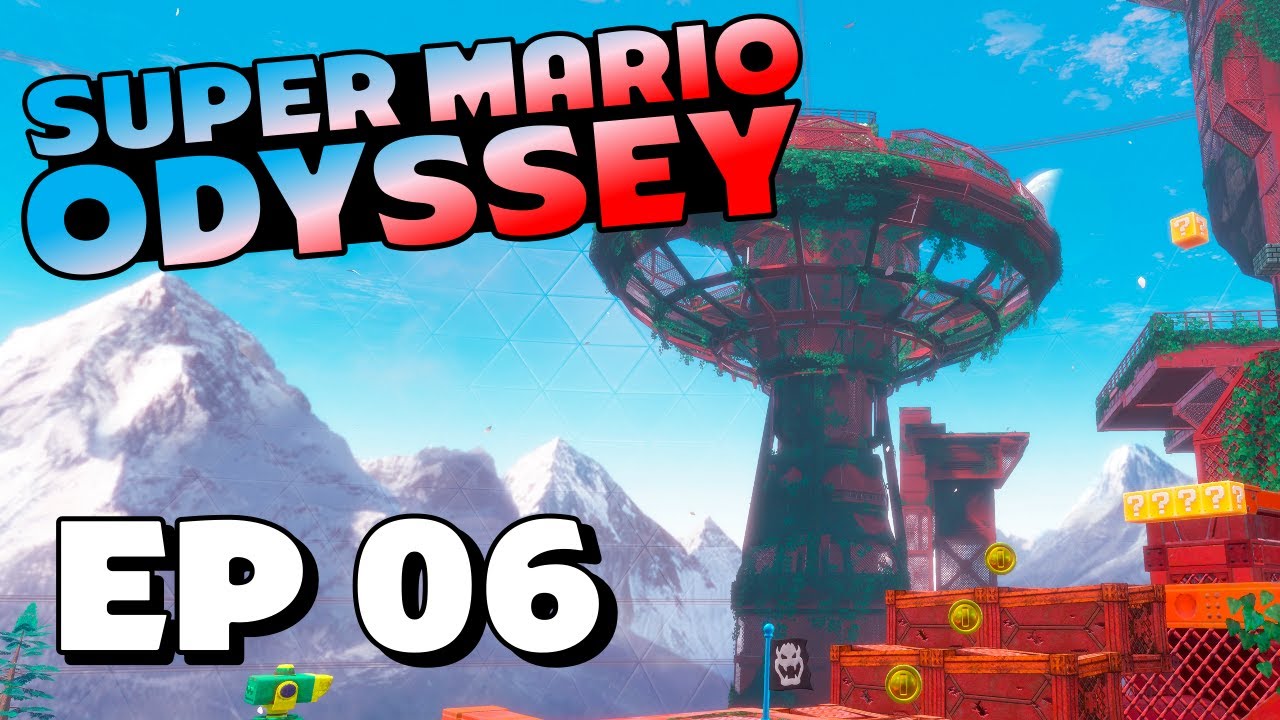 CLIMBING THE SKY GARDEN TOWER! - Part 6 - Super Mario Odyssey Walkthrough (No-Commentary)