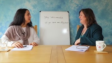 Xin lỗi tôi không hiểu: Sorry I don