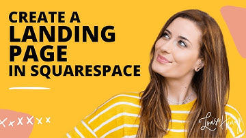 How to Create a Landing Page in Squarespace (Version 7.0)