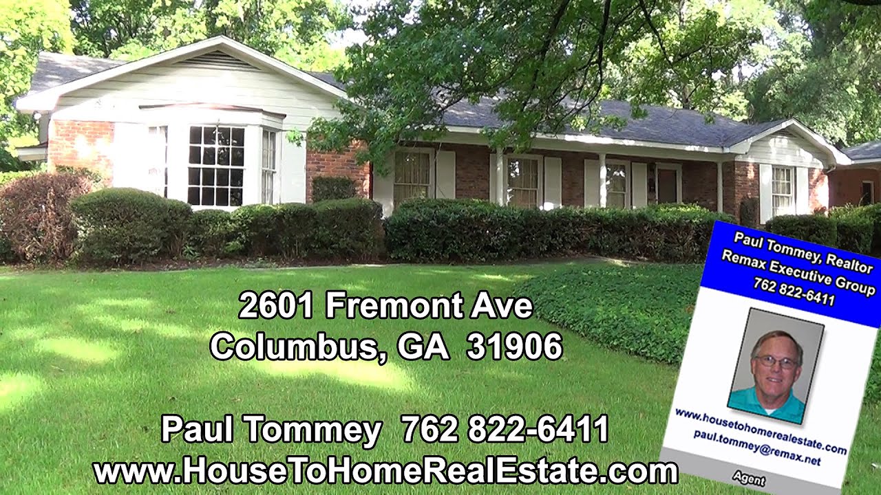 2601 Fremont Ave Columbus GA homes for sale in north Columbus GA