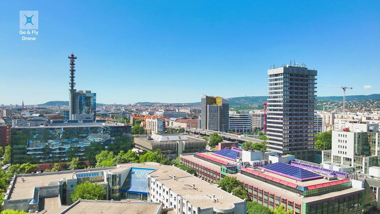 Budapest, Angyalföld – drónfelvétel 2025.05.27. – Go & Fly Drone