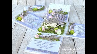 Lavender garden exploding box for Scrapiniec and Nitwit collections