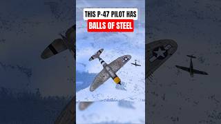 Bf 109 vs P-47 DUEL 😳 #warthunder #warthundermoments #warthundermemes #dcs #il2 #warthunderplanes