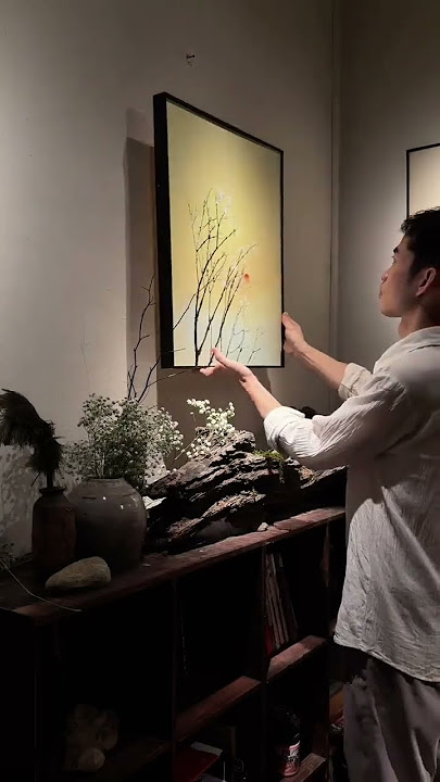 Twig Painting Art ILLUSION #creativity #painting #drawing 250909
