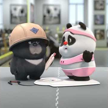 story wa 30 detik animasi lucu panda gembul timbang berat badan 😂🤣