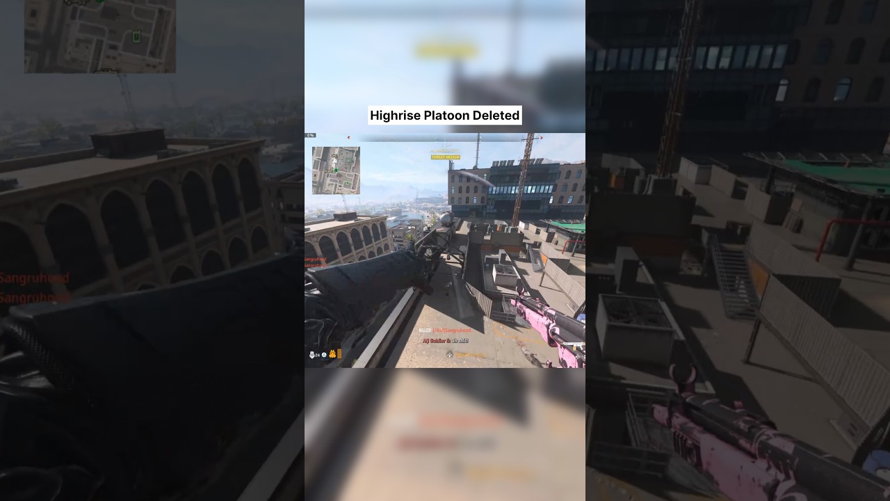 Highrise platoon deleted #callofduty #dmz #cod