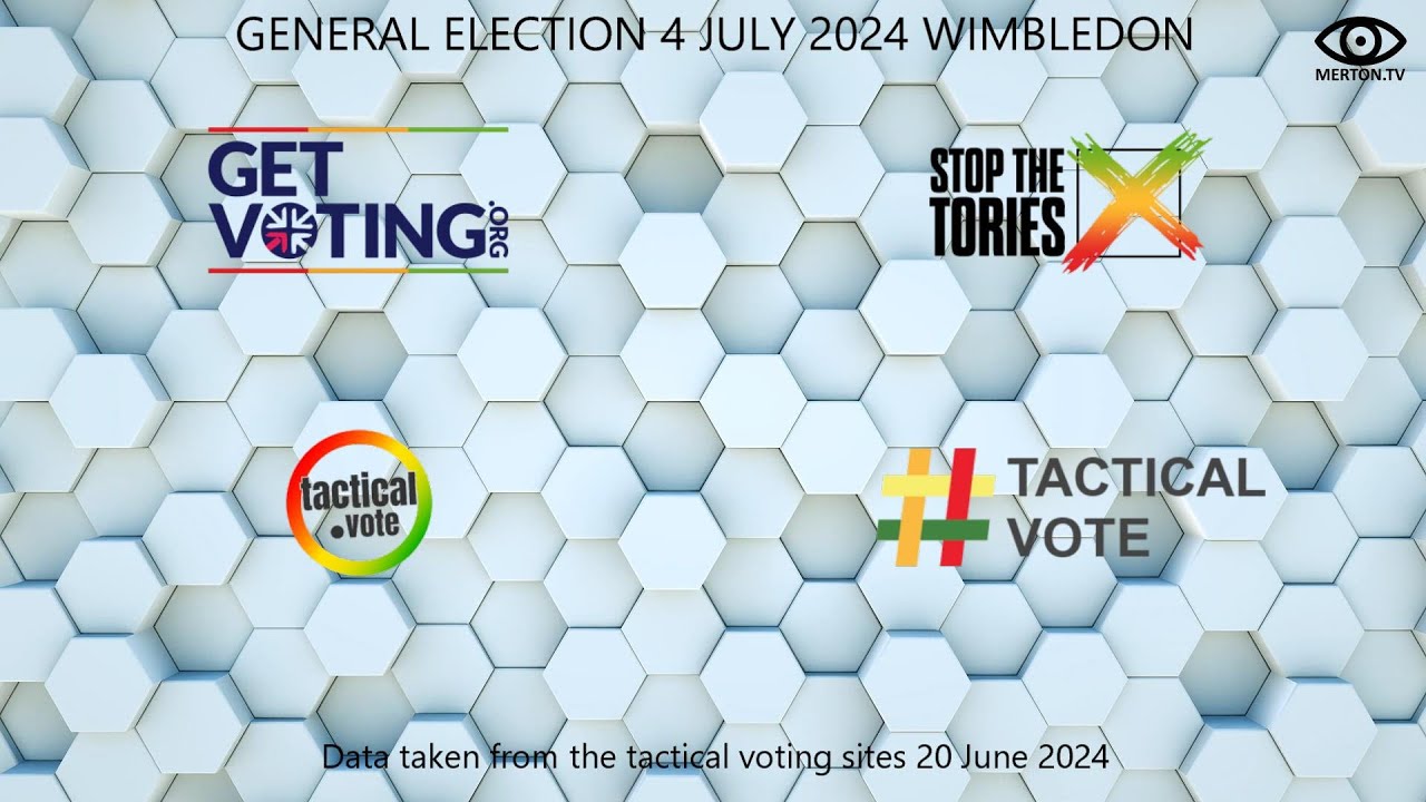 General Election 2024 GE2024 Tactical Voting Wimbledon
