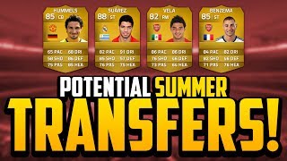 POTENTIAL SUMMER TRANSFERS! - SUÁREZ, HUMMELS, BENZEMA, VELA! | FIFA 14 Ultimate Team