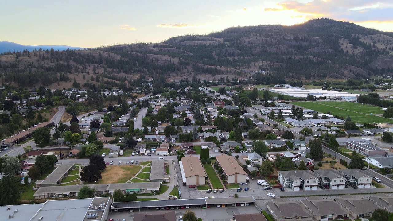 Summerland BC from the air