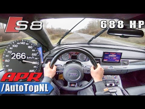 AUDI S8 APR TUNED | 688HP 4.0 V8 BiTurbo | AUTOBAHN POV by AutoTopNL