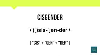 How To Pronounce Cisgender | Meaning | Pronunciation