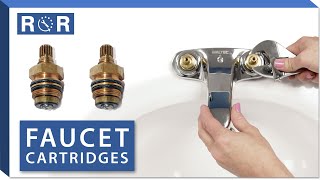 How to Replace Leaky Cartridges in a 2 Handle Bathroom Faucet | Repair & Replace