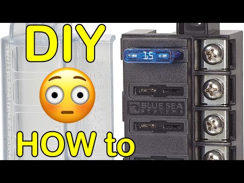 hoe draad zekeringkast hulpvermogen circuit box DIY