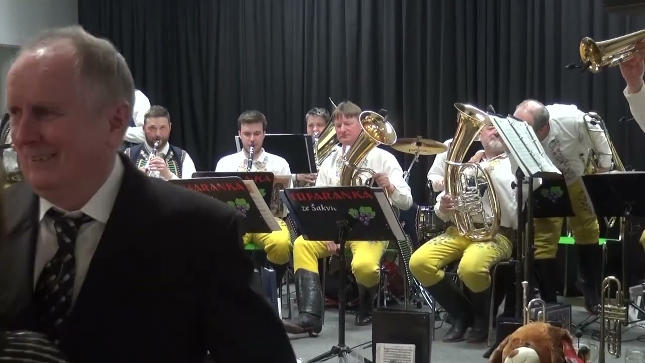 Moravská dechová hudba Túfaranka v Jámě u Mičovic - 22. března 2025.