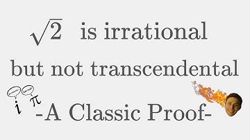 Square Root of 2 is Irrational but not Transcendental