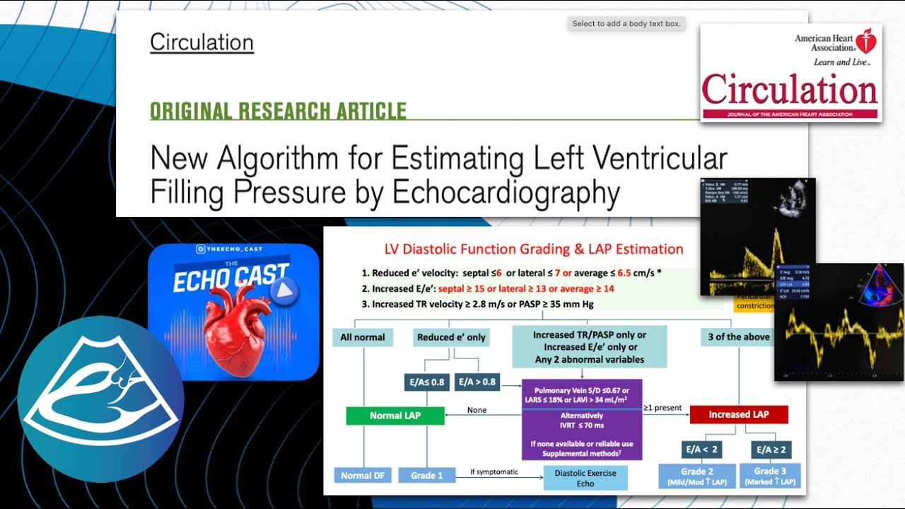 A origem do novo algoritmo de Avaliação da Função Diastólica da Diretriz 2025 da ASE | EJC #033